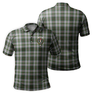 Taylor Dress Tartan Men's Polo Shirt with Family Crest