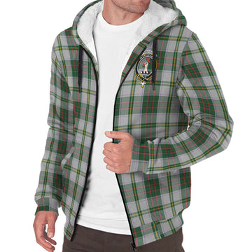 Taylor Dress Tartan Sherpa Hoodie with Family Crest