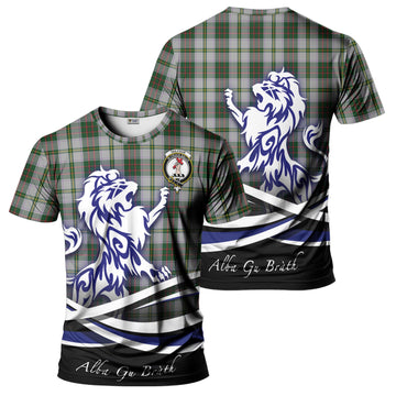 Taylor Dress Tartan T-Shirt with Alba Gu Brath Regal Lion Emblem