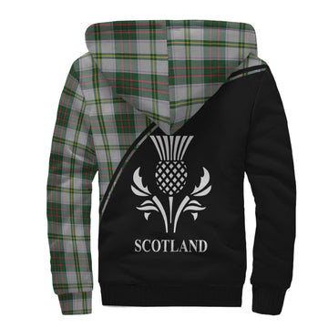 Taylor Dress Tartan Sherpa Hoodie with Family Crest Curve Style