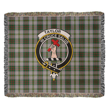 Taylor Dress Tartan Woven Blanket with Family Crest