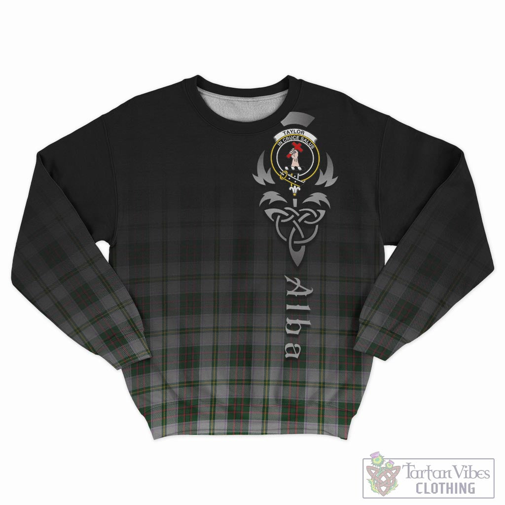 Tartan Vibes Clothing Taylor Dress Tartan Sweatshirt Featuring Alba Gu Brath Family Crest Celtic Inspired