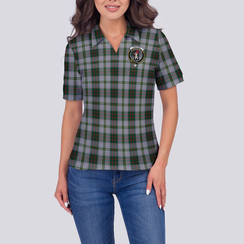 taylor-dress-tartan-polo-shirt-with-family-crest-for-women