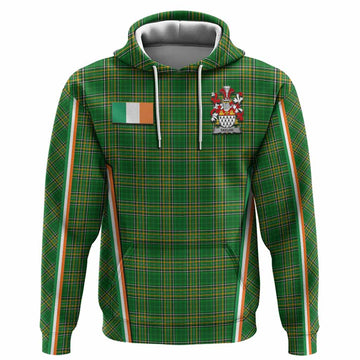 Taylor Irish Clan Coat of Arm Tartan Hoodie Flag Style