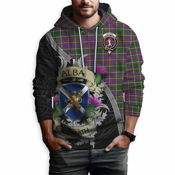 Taylor (Tailyour) Tartan Family Crest Hoodie Lion Rampant Royal Thistle Shield Celtic Inspired