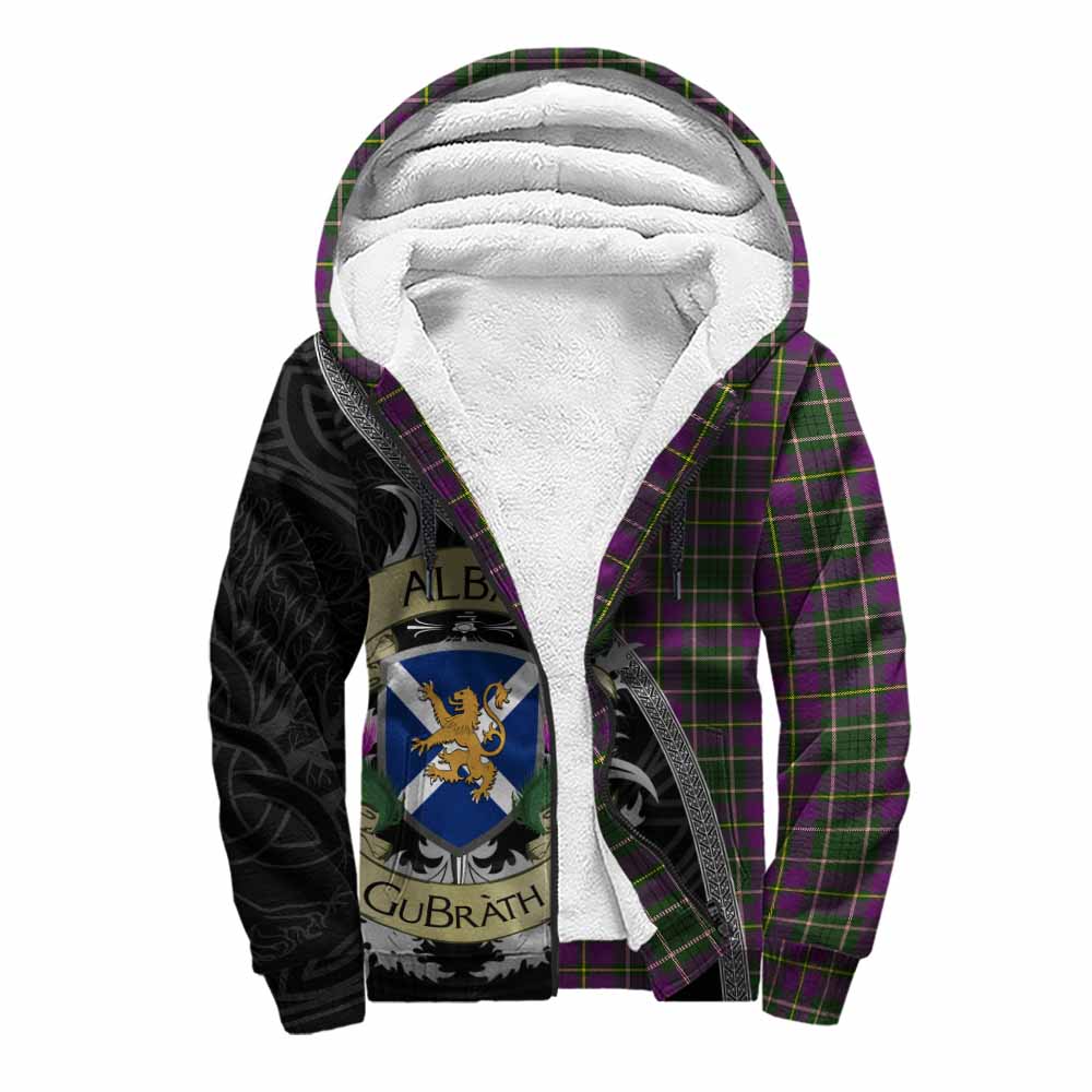 Tartan Vibes Clothing Taylor (Tailylour) Tartan Family Crest Sherpa Hoodie Lion Rampant Royal Thistle Shield Celtic Inspired