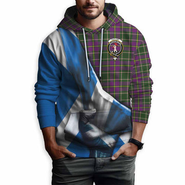 Taylor (Tailyour) Tartan Hoodie with Family Crest Scotland Patriotic Style