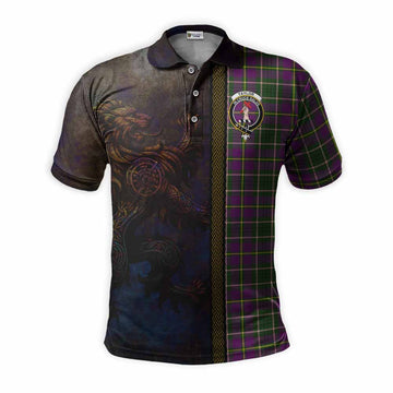 Taylor (Tailyour) Tartan Family Crest Polo Shirt Alba Gu Brath Be Brave Lion Ancient Style