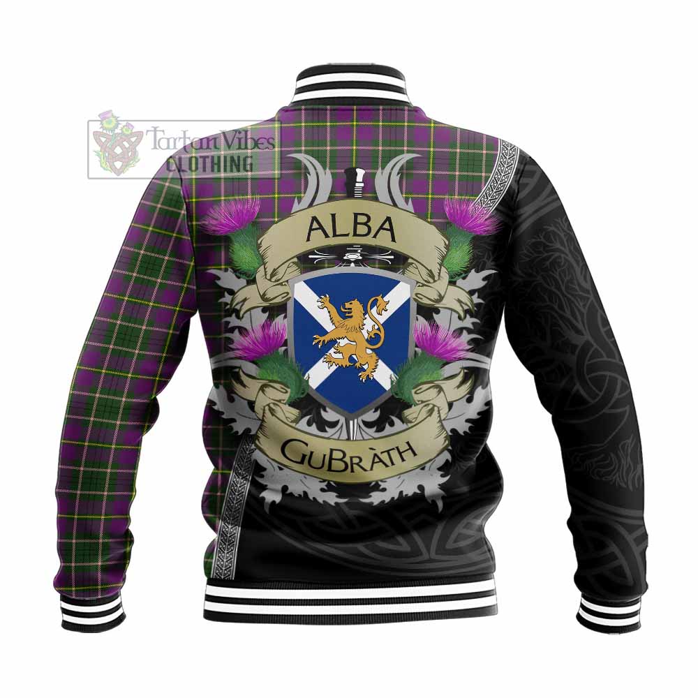 Tartan Vibes Clothing Taylor (Tailylour) Tartan Family Crest Baseball Jacket Lion Rampant Royal Thistle Shield Celtic Inspired