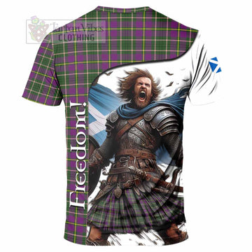 Taylor (Tailyour) Crest Tartan T-Shirt Inspired by the Freedom of Scottish Warrior