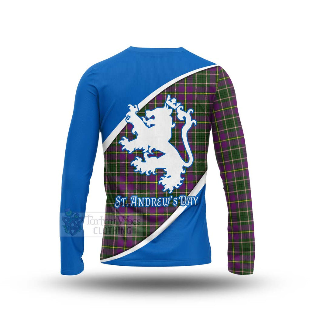 Tartan Vibes Clothing Taylor (Tailylour) Family Crest Tartan Long Sleeve T-Shirt Celebrate Saint Andrew's Day in Style