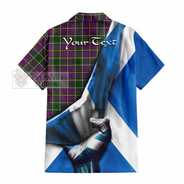 Taylor (Tailyour) Tartan Hawaiian Shirt with Family Crest Scotland Patriotic Style