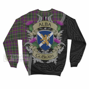 Tartan Vibes Clothing Taylor (Tailylour) Tartan Family Crest Sweatshirt Lion Rampant Royal Thistle Shield Celtic Inspired