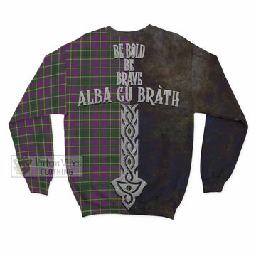 Taylor (Tailyour) Tartan Family Crest Sweatshirt Alba Gu Brath Be Brave Lion Ancient Style