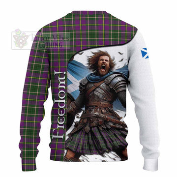 Taylor (Tailyour) Crest Tartan Knitted Sweater Inspired by the Freedom of Scottish Warrior