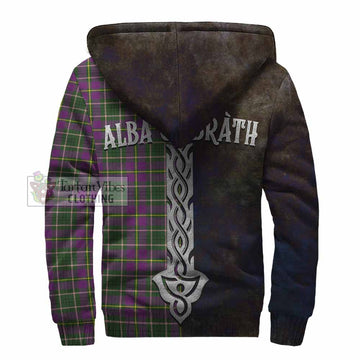 Taylor (Tailyour) Tartan Family Crest Sherpa Hoodie Alba Gu Brath Be Brave Lion Ancient Style