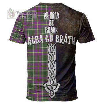 Taylor (Tailyour) Tartan Family Crest T-Shirt Alba Gu Brath Be Brave Lion Ancient Style