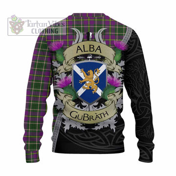 Tartan Vibes Clothing Taylor (Tailylour) Tartan Family Crest Knitted Sweater Lion Rampant Royal Thistle Shield Celtic Inspired