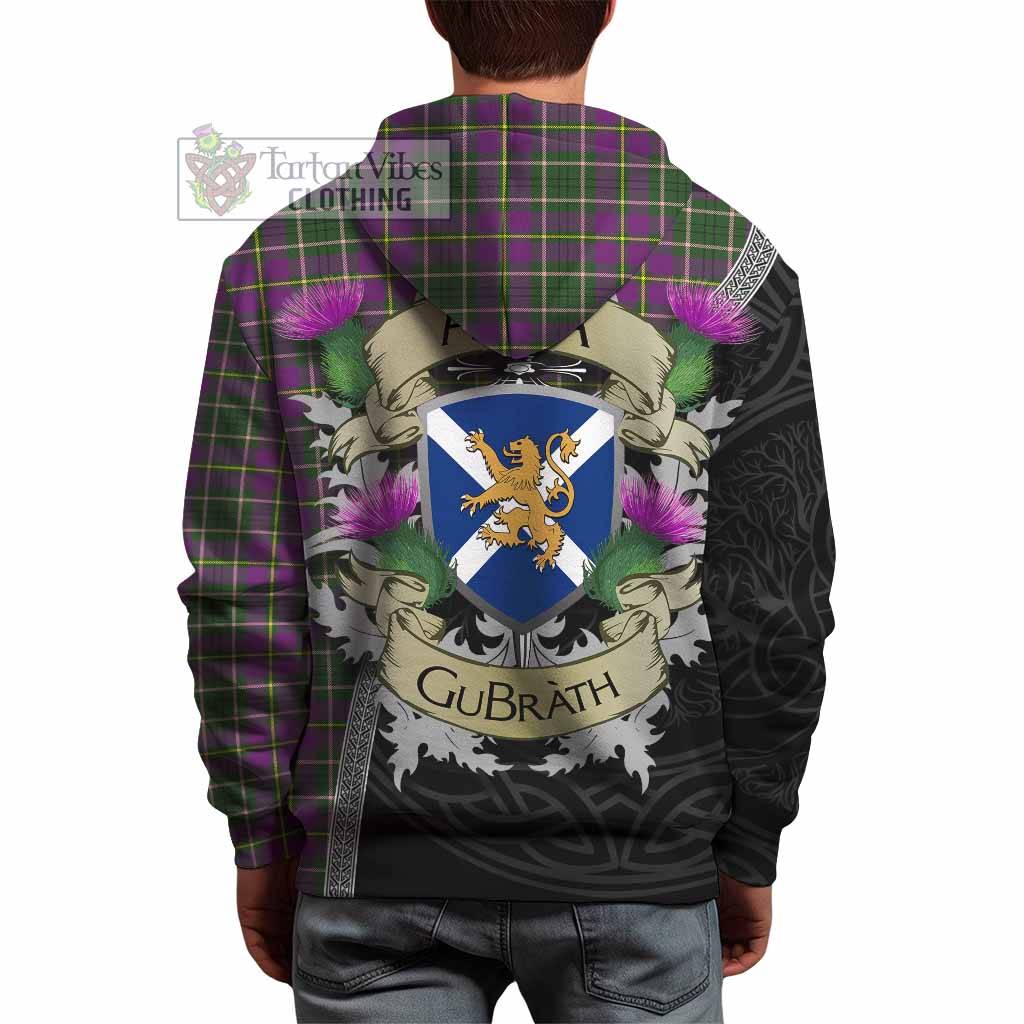 Tartan Vibes Clothing Taylor (Tailylour) Tartan Family Crest Hoodie Lion Rampant Royal Thistle Shield Celtic Inspired