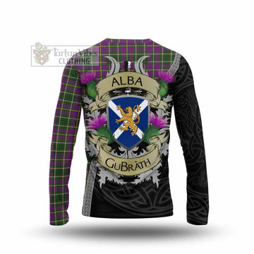 Tartan Vibes Clothing Taylor (Tailylour) Tartan Family Crest Long Sleeve T-Shirt Lion Rampant Royal Thistle Shield Celtic Inspired