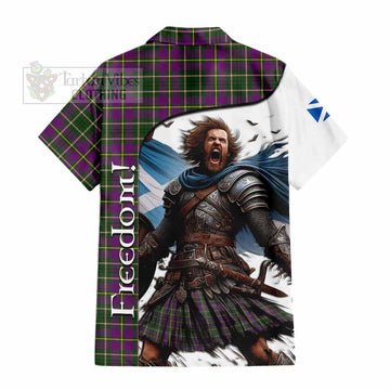 Taylor (Tailyour) Crest Tartan Hawaiian Shirt Inspired by the Freedom of Scottish Warrior