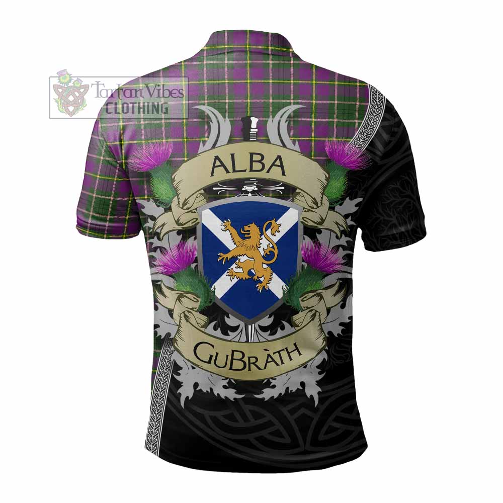 Tartan Vibes Clothing Taylor (Tailylour) Tartan Family Crest Polo Shirt Lion Rampant Royal Thistle Shield Celtic Inspired