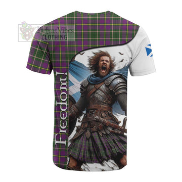 Taylor (Tailyour) Crest Tartan Cotton T-shirt Inspired by the Freedom of Scottish Warrior