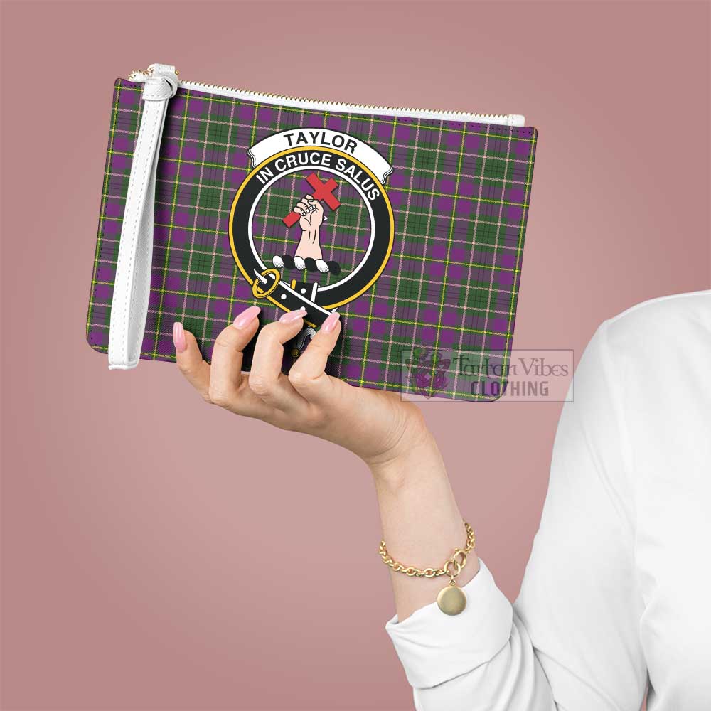 Tartan Vibes Clothing Taylor (Tailylour) Family Crest Tartan Clutch Bag