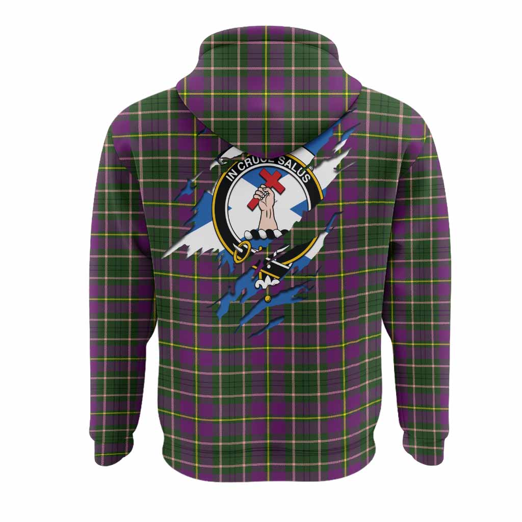 Taylor (Tailyour) Clan Crest In Me Tartan Hoodie Scotland Flag Style