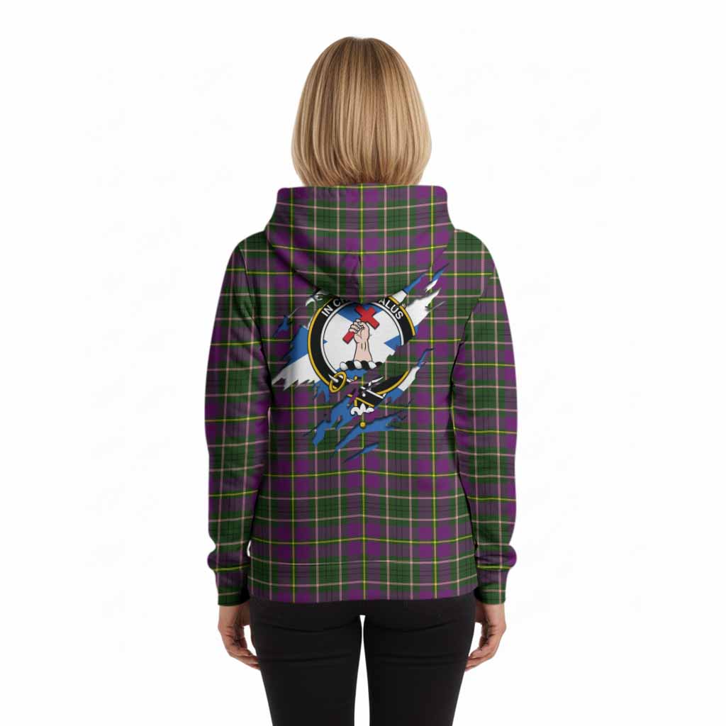 Taylor (Tailyour) Clan Crest In Me Tartan Hoodie Scotland Flag Style