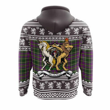 Taylor (Tailyour) Clan Tartan Crest Christmas Hoodie Coat of Arms Funny Style