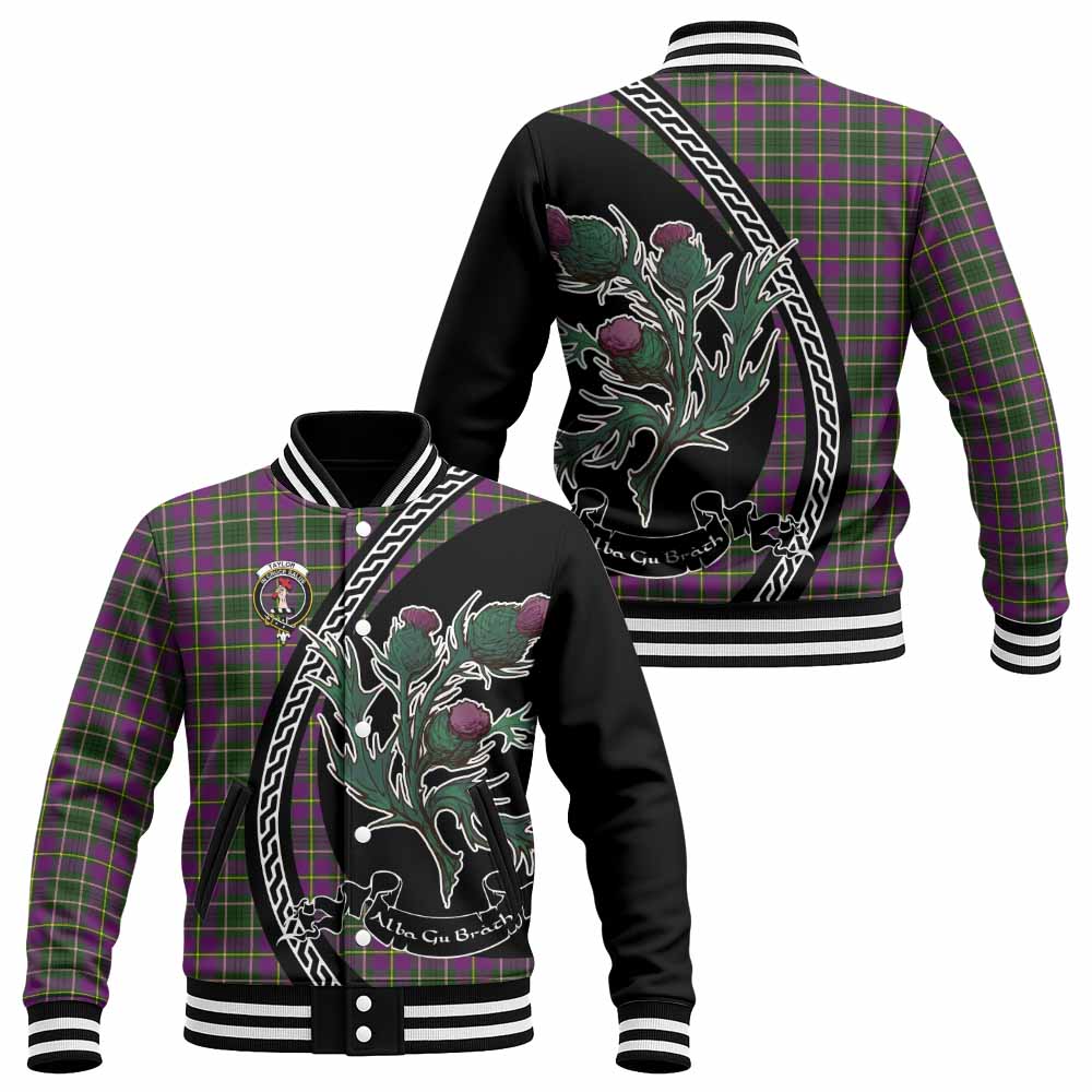 Taylor (Tailyour) Family Crest Tartan Baseball Jacket Alba Thistle Inspired - Tartan Vibes Clothing
