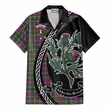Taylor (Tailyour) Family Crest Tartan Cotton Hawaiian Shirt Alba Thistle Inspired - Tartan Vibes Clothing