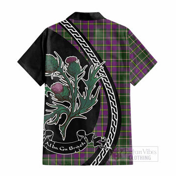 Taylor (Tailyour) Family Crest Tartan Cotton Hawaiian Shirt Alba Thistle Inspired - Tartan Vibes Clothing
