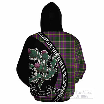 Taylor (Tailyour) Family Crest Tartan Cotton Hoodie Alba Thistle Inspired