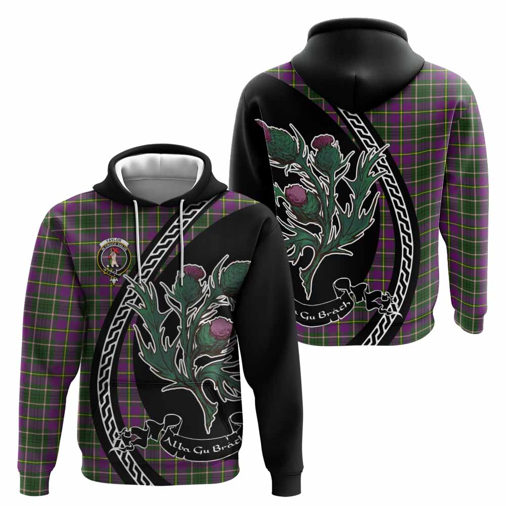 Taylor (Tailyour) Family Crest Tartan Hoodie Alba Thistle Inspired - Tartan Vibes Clothing