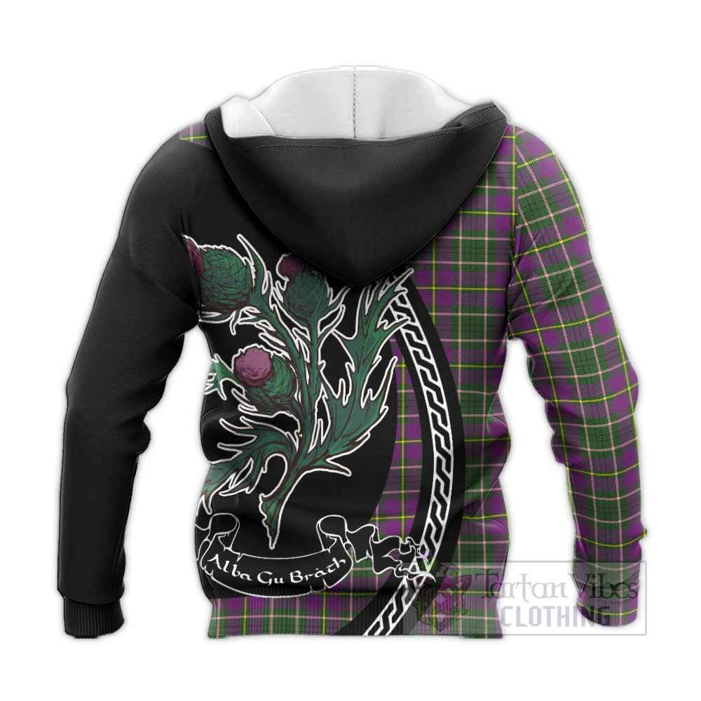Taylor (Tailyour) Family Crest Tartan Knitted Hoodie Alba Thistle Inspired - Tartan Vibes Clothing