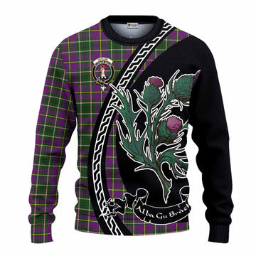 Taylor (Tailyour) Family Crest Tartan Knitted Sweater Alba Thistle Inspired - Tartan Vibes Clothing