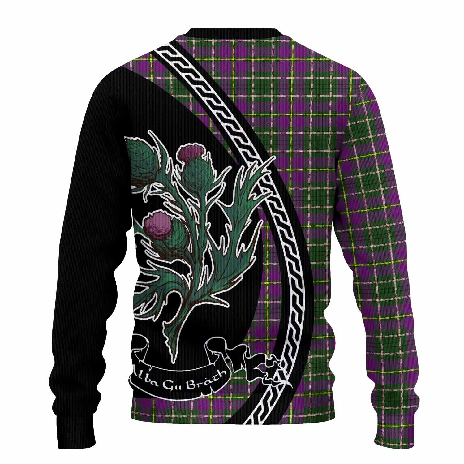 Taylor (Tailyour) Family Crest Tartan Knitted Sweater Alba Thistle Inspired - Tartan Vibes Clothing