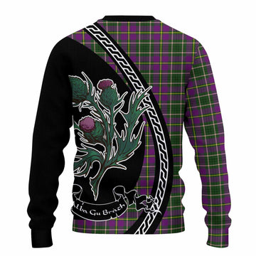 Taylor (Tailyour) Family Crest Tartan Knitted Sweater Alba Thistle Inspired - Tartan Vibes Clothing