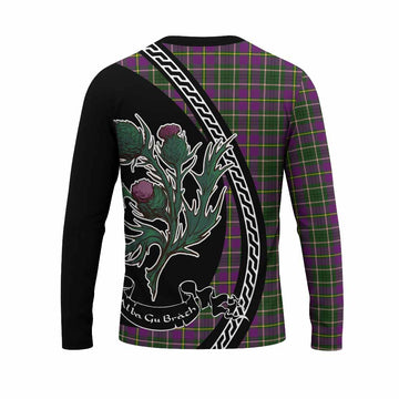 Taylor (Tailyour) Family Crest Tartan Long Sleeve T-Shirt Alba Thistle Inspired - Tartan Vibes Clothing