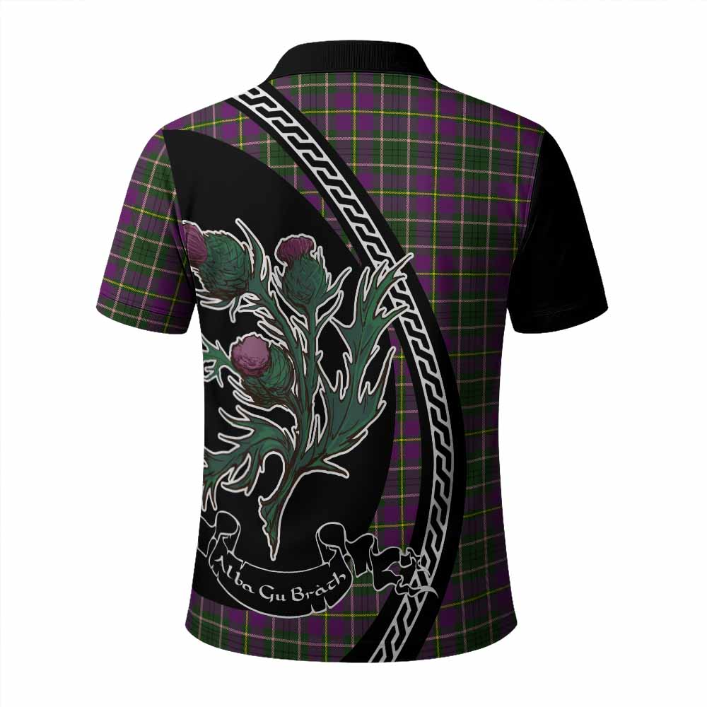 Taylor (Tailyour) Family Crest Tartan Polo Shirt Alba Thistle Inspired - Tartan Vibes Clothing