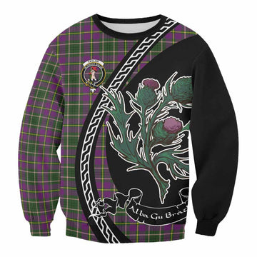 Taylor (Tailyour) Family Crest Tartan Sweatshirt Alba Thistle Inspired