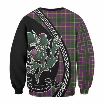 Taylor (Tailyour) Family Crest Tartan Sweatshirt Alba Thistle Inspired