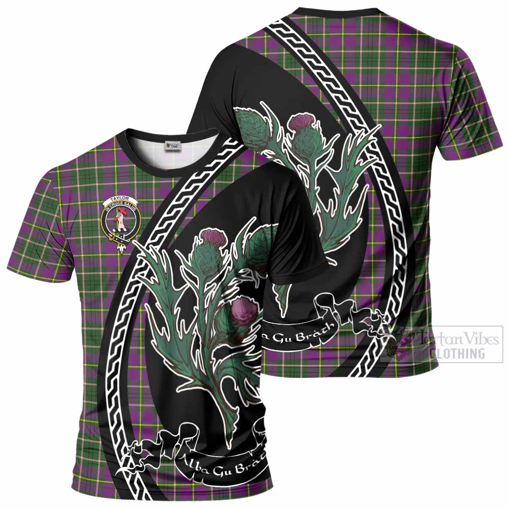 Taylor (Tailyour) Family Crest Tartan T-Shirt Alba Thistle Inspired - Tartan Vibes Clothing