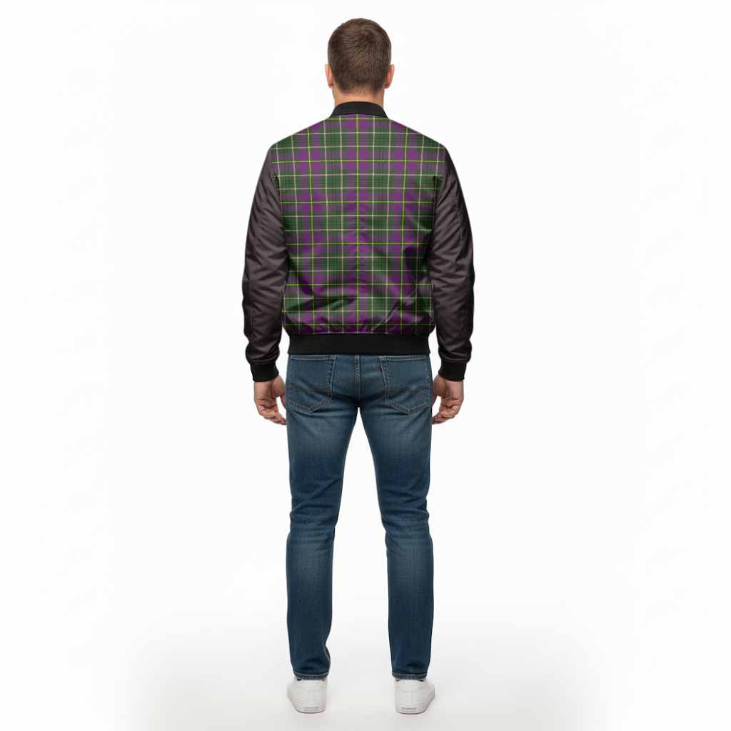 Taylor (Tailyour) Tartan Accent Bomber Jacket with Family Crest