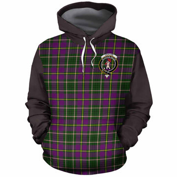 Taylor (Tailyour) Tartan Accent Cotton Hoodie with Family Crest