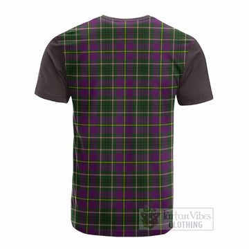 Taylor (Tailyour) Tartan Accent Cotton T-shirt with Family Crest