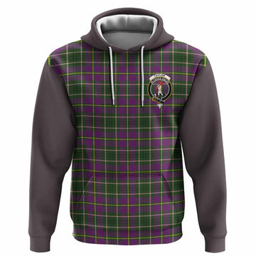 Taylor (Tailyour) Tartan Accent Hoodie with Family Crest