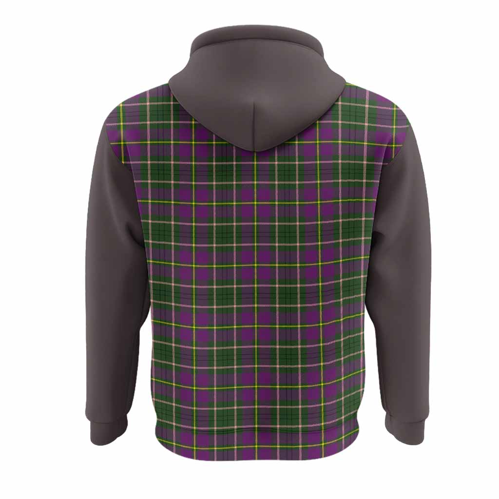 Taylor (Tailyour) Tartan Accent Hoodie with Family Crest